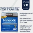 Tratament complet 6 luni (6 flacoane) solutie kirkland minoxidil