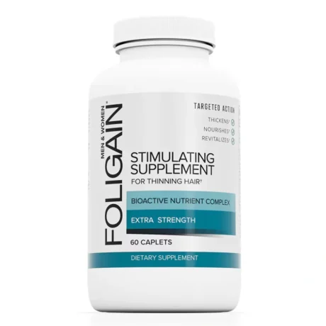 Foligain Supliment pentru Creșterea Părului, 60 capsule | Stimulează creșterea naturală și reduce căderea părului